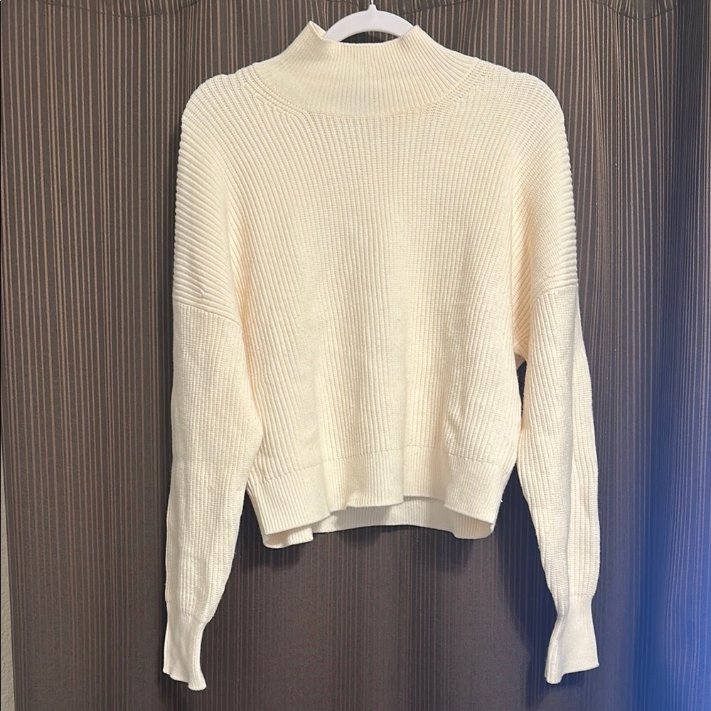 Elegant Cream Women's Sweater